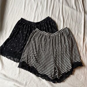 Aerie Lace Trim Shorts Bundle